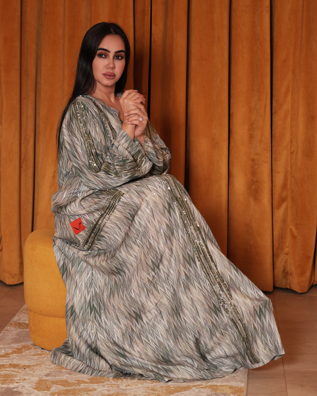 HS4 kaftan - Green